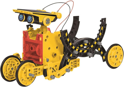 ZeniMakers 12-in-1 STEM Solar Robot Kit, Solar Powered Science Building Toys for Boys
