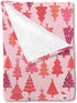 SqtmuHLuo 60x80inch Pink Christmas Baby Blanket Boys Girl Gifts First Christmas Tree Baby Nursery Bed Receiving