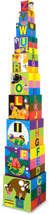 Melissa & Doug Deluxe 10-Piece Alphabet Nesting and Stacking Blocks