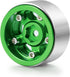 RC-Hub 4Pcs Aluminum Alloy 1.0" Micro Beadlock Wheels for 1/24 Axial SCX24, 90081, AXI00001, AXI00002 (Green)
