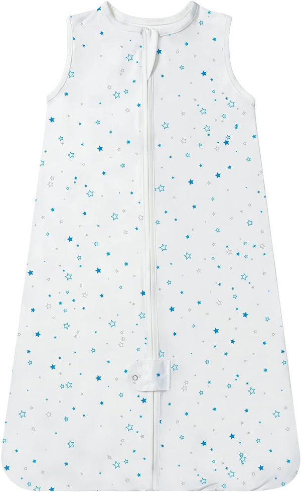 TotAha Light Baby Sleep Sack, Stretchy Silky Comfort, 2-Way Safe Zippers for 0-3-6-12-18-24 Months 0.5 TOG