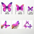 60PCS Butterfly Wall Decals - 3D Butterflies Decor for Wall, Removable Mural Stickers for Kids Room