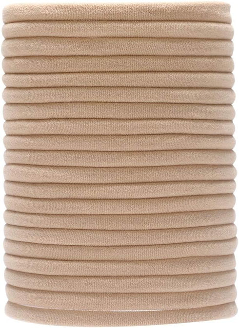 inSowni 50 Pack Super Soft Stretchy DIY Solid Nylon Headbands - One Size Fits All