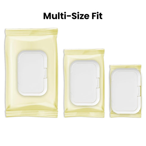 1 2 Reusable Wipes Lid for Non Flip Top Baby Wipes Refill, Reusable for Over Year, Pcs