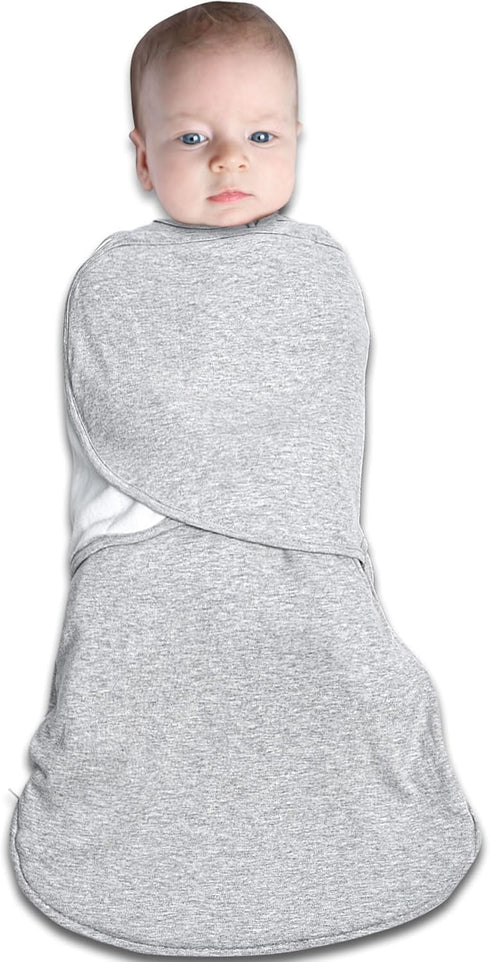 6-12 Large,100% Baby Swaddle,Sleep Sack Months,Adjustable Wearable Transition Blanket,Miracle Swaddles for Babies