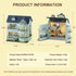 DIY Miniature House Kit, CUTEROOM Wooden Dollhouse Kit with Furniture, Birthday Gift for Women and Girls (Warm Manor)