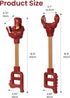 2 16.9'' PCS Dinosaur Grabber Toy, Dino Grabber Claw for Kids, Durable Plastic Dinosaur Claws Pickup Tool, Children