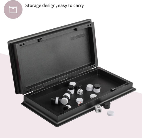 Andux Foldable Magnetic Backgammon Portable Board Game Set, CXSLQ-01 (S) 2205