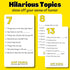 2-8 OFF TOPIC Party Game for Adults - Fun Adult Board Games for Groups of Players - Hilarious Game Night Card Game