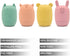 PandaEar Baby Bath Toys, 4 Pack Silicone Bath Toys for Infants Toddlers 6-18 Months, Non Toxic Baby Kids Squeezable Shower Toys