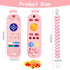 Aolso 3 Silicone Baby Teething Toys, Remote Control Shape Teethers Toys with Teething Tubes and Pacifier Clip, Baby