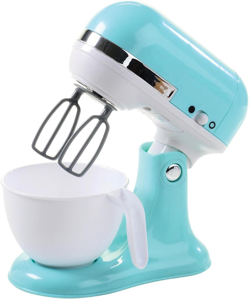 CP Toys Constructive Playthings Toy Mixer with Removable Mixing Bowl and Spinning Paddles for