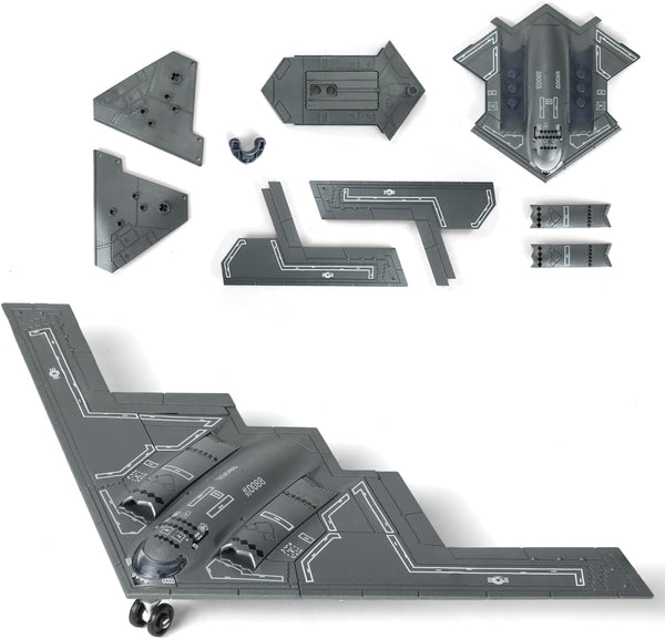 1/200 Scale B-2 Spirit Military Aircraft Toy Quick Build Model USAF Stealth