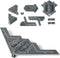 1/200 Scale B-2 Spirit Military Aircraft Toy Quick Build Model USAF Stealth