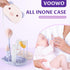 Set, VOOWO Baby Bottle Brush & Drying Rack, Portable Travel Kit - Silicone Bottle & Nipple Brush Straw Cleaner (Purple)