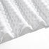 david's kids Minky Baby Blanket for Boys Girls, Soft Lightweight Micro Fleece, Double Layer, 30x40 Inches, White