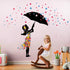 DEKOSH Baby Girl Nursery Decor - Peel & Stick Decorative Wall Decals for Teen Girl Bedroom