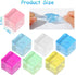 Sketsia 24 Ice Cube Sensory Toys Pcs Squishy Fidget Stress Cube for Adults Kids Anxiety Stress Relief Hand Therapy