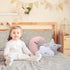 3 Chunful Pcs Moon Star Cloud Plush Pillows Soft Stuffed Nursery Decor Cushions for Bedroom Home Decor(Pink Gray White)