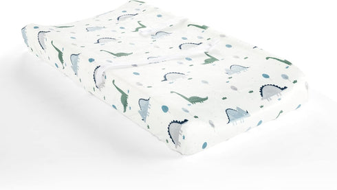 Lush Decor Baby Dinosaurs Roar Soft & Plush Changing Pad Cover, 32" x 16"