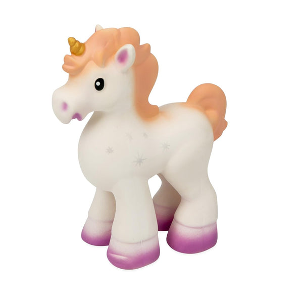 Nuby Penny The Unicorn Super Soft Teether Toy with Squeaker - 100%