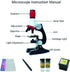 Little World Science Kits for Kids, Beginner Microscope Kit with LED 100X 400X and 1200X Magnification