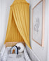 IBIZA VIBE (02CNP0002-YL) MAMERIA Kids Bed Canopy with Frills Cotton Cover Net for Baby Crib Reading Nook Curtain