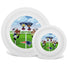 Baby Fanatic NFL Legacy Infant Plate & Bowl Set, New England Patriotic, for Ages 6 Months & Up