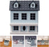 Toyvian Dollhouse Miniature House, Wooden Dollhouse Kit for Christmas Village