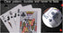 IvyMei 2 Pack Waterproof Dragon Playing Cards, Silver Foil Plastic PVC Poker Cards, High Flexible