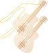 Toyvian 10 Pcs Miniature Guitar Toys | Child Guitar Crafts for DIY Painting and Wooden Guitar Toy