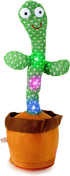 Dancing Cactus Interactive Toy, Talking Cactus with LED Lights, 60 Unique Songs for Kids, Rechargeable USB Cord Included