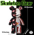 Set(16.9inches) Before Christmas Teddy Skeleton Bear Micro Building Blocks Christmas Ornaments Bear Building Blocks