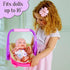 2+ 16 inches JC TOYS ADJUSTABLE CARRIER Converts from Rocking Baby Carrier to Feeding Seat Perfect for Children , Pink