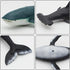 6 Pack 14.5'' Set Mostop Sea Animal Toy for Kids Large Size Ocean Sea Marine Animal Figures, Realistic Ocean Sea