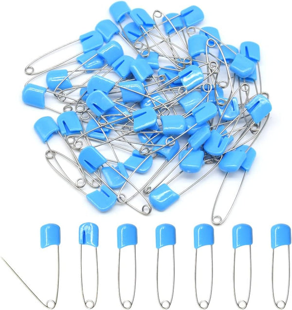 Hocansen 50 PCS Safety Pin 54mm/2.2in Baby Diaper Pins for Cloth Plastic Head