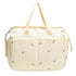 Xinsheinelry Stylish Large Capacity Diaper Bag with Delicate Embroidery for New Mom Portable