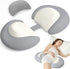 Pregnancy Pillows for Sleeping, Memory Foam W Shaped Maternity Pillow for Pregnant