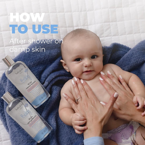 8Oz Baby Jolie Relaxing Baby Oil Gel with Shea Butter & Camomile Intensive Moisture