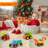 Friction Powered Cars Push and Go Trucks, Construction Vehicles Toy Set for Baby Toddlers Infants Boys