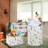 Baby Laundry Hamper,kids laundry Basket,Waterproof Storage Bin for Bedroom,Clothes Organizer Basket,Toys Box,Room Decor(Animal)