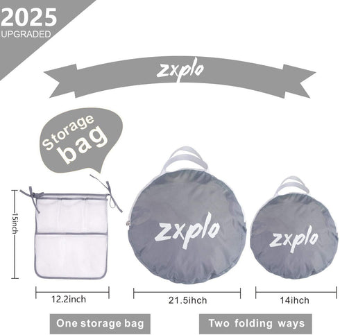 ZXPLO Baby Safety Crib Tent Infant Pop up Mosquito Net Nursery Bed Canopy Netting Cover - Keep Baby from Climbing Out