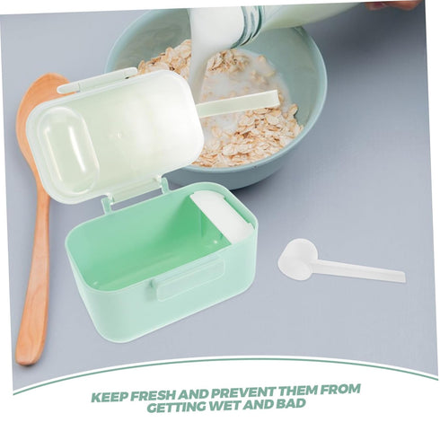LIOOBO Portable Baby Formula Container for Travel Large Capacity Milk Powder Dispenser with Lid and Convenient