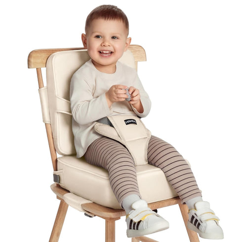 HOMEAL Toddler Booster Seat for Dining Table, Adjustable Kids Breathable Booster Seat