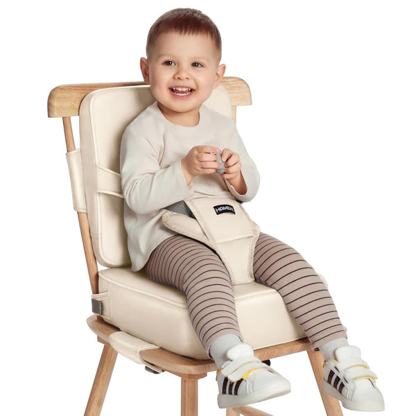 HOMEAL Toddler Booster Seat for Dining Table, Adjustable Kids Breathable Booster Seat
