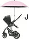 cajuca Creative Universal Stroller Umbrella with Parasol - Sun Protection for Baby, Pet