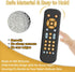 Baby TV Remote Control Toy with Music, Sound, and Light, Realistic Educational Learning Toy for 6-36 Months Boys and