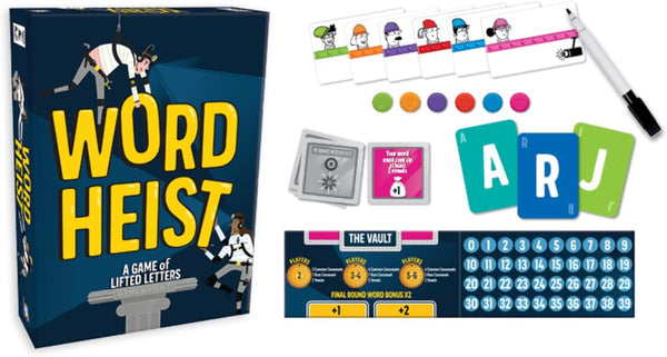 Gamewright Word Heist: A Game of Lifted Letters