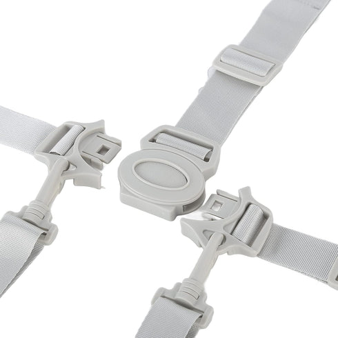 Hozee 5 5-Point High Chair Straps, Point Baby Harness Easy to Use Sturdy for Stroller for Pushchair(Gray Button Strap)