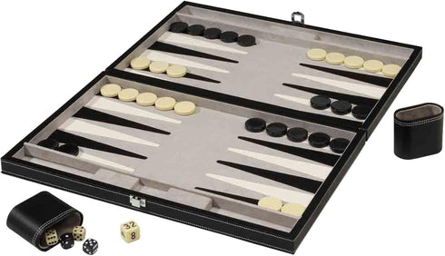 18-Inch Backgammon Board Game Set by Mainstreet Classics